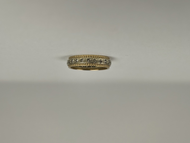 Ring, Silver & 8 k Guld