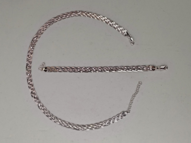 Armband & halsband, Silver