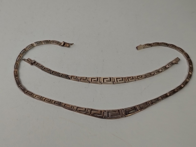 Silver armband & halsband
