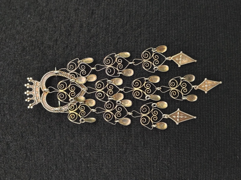 Dräktsmycke, Brosch Silver, Allmoge
