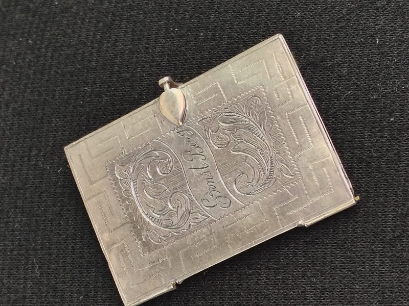 Bokomslag, Silver Miniatyr, 1800-tal
