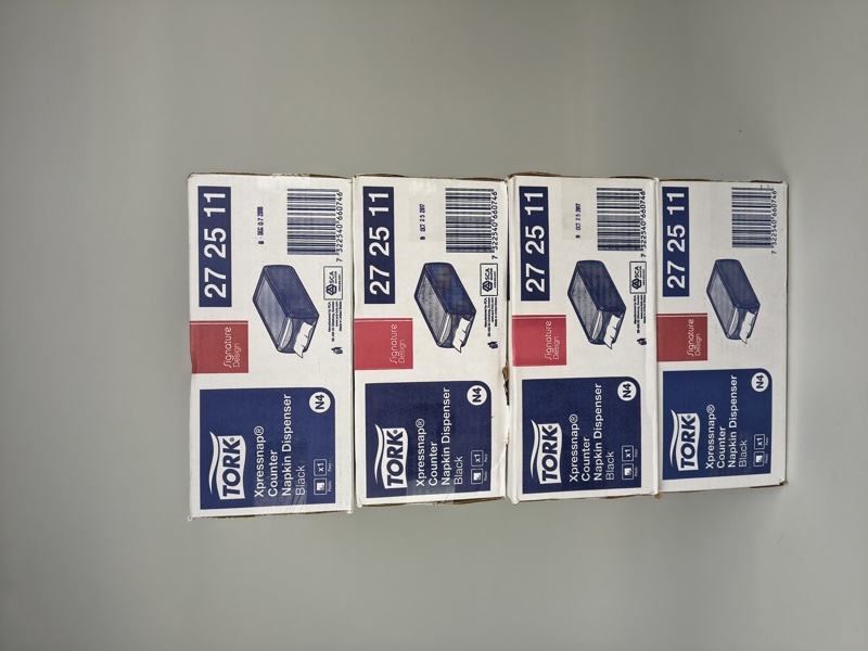 Servettdispenser 4 st, till bord, Tork N4, obegagnade