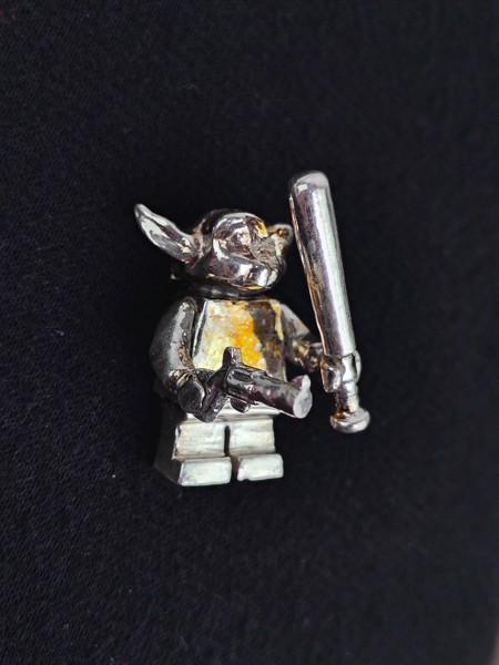 Skulptur, Yoda, Fine Silver 999