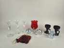 Ljushållare & konstglas bl.a. Glimma glasbruk