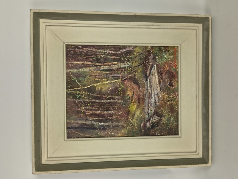 Olja på duk, signerad, oidentifierad