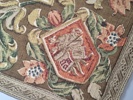  Bonad, Medeltid scen, målad textil