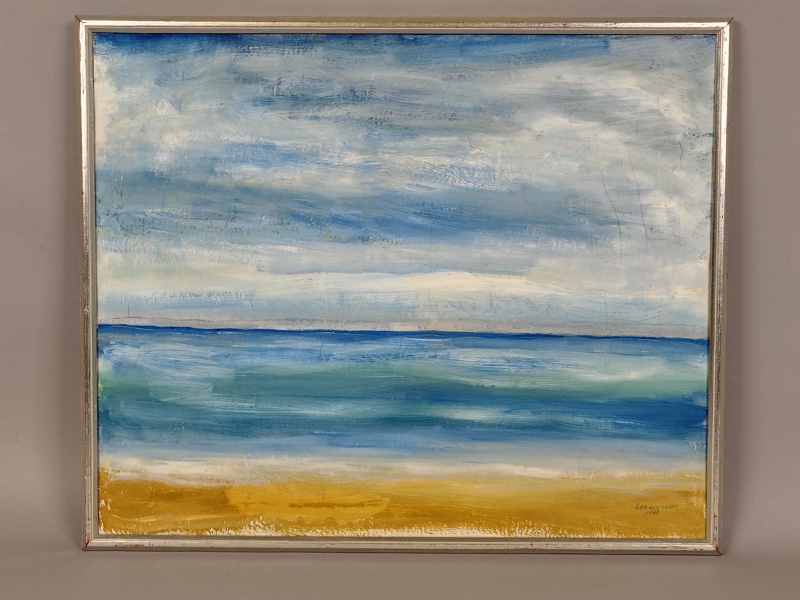 Olja på duk, oidentifierad konstnär