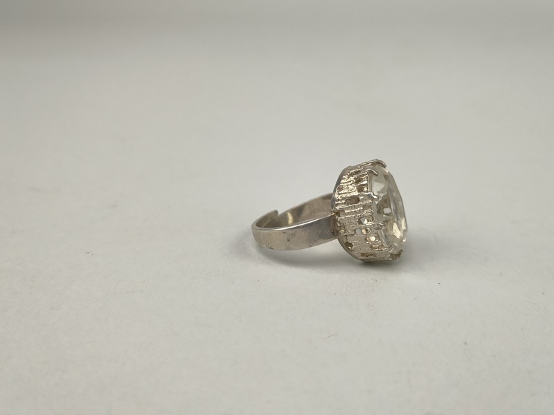 Silverring med Bergkristall, Bengt Hallberg, HB Design