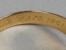 Klackring, 18 k Guld