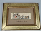Silkesbroderi, "The Good Old Days" Thomas Stevens England 1800-tal
