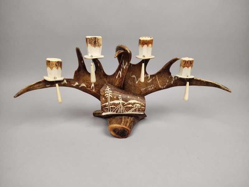 Ljusstake, Same-arbete renhorn