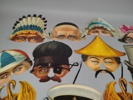 Maskeradmasker, papp
