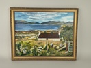 Olja på pannå, "Skye" 1987 sign, F. Stephen