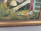 Olja på pannå, "Skye" 1987 sign, F. Stephen