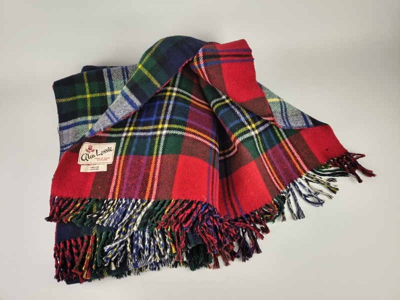 Pläd, MacLean of Duart, Glen Lassie Elgin Scotland, Ull