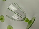 Glas, 4 st Art Deco