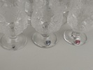 Glasservis, "Påfågel" Lars Hellsten Orrefors