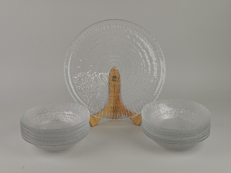 Fruktservis, "Solaris" Tapio Wirkkala, Iittala, glas