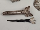 Broscher 4 st, Silver Filigranarbete