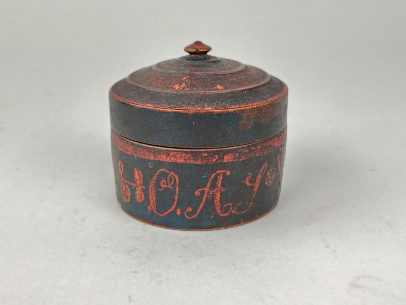 Lockask, Allmoge 1700-/1800-tal, Bemålad Skåne