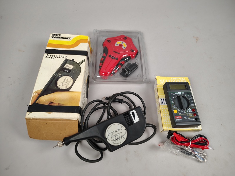 Laser, Multimeter & Graveringspenna