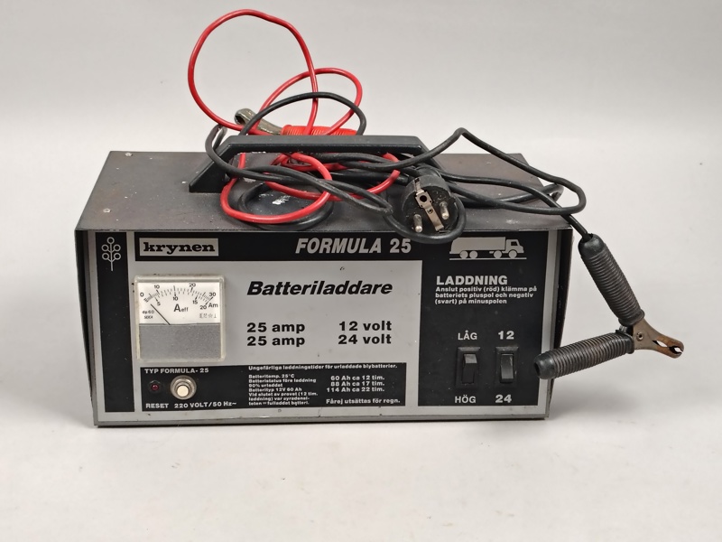 Batteriladdare, Krynen, 12/24 volt