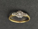 Ring, 18 k Guld & diamanter, William Greenwood & Sons England, Edvardiansk, 1900-talets början