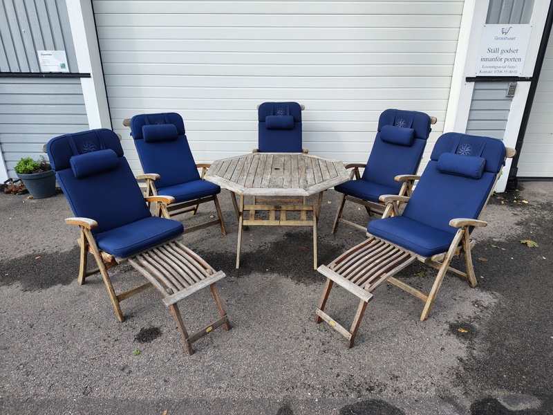 Trädgårdsmöblemang, Jutlandia, Teak