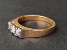 Ring, 18 k Guld & Diamanter 3 st