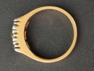 Ring, 18 k Guld & Diamanter 3 st