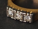 Ring, 18 k Guld & Diamanter 3 st