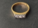 Ring, 18 k Guld & Diamanter 3 st