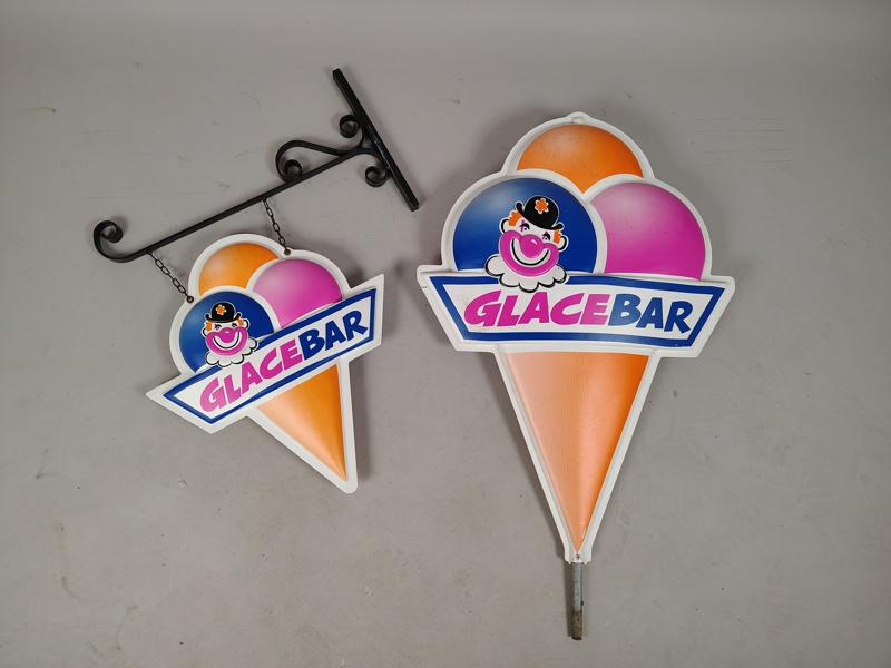 Reklamskyltar, "Glacebar"