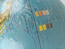 Jordglobslampa, Scan-Globe A/S 1987 Danmark