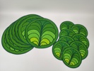 Bordstabletter, textil Retro