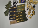Parti Militära Emblem, knappar, pins m.fl.