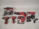 Verktygspaket, MEEC 6 st verktyg + 2 st batteri & laddare