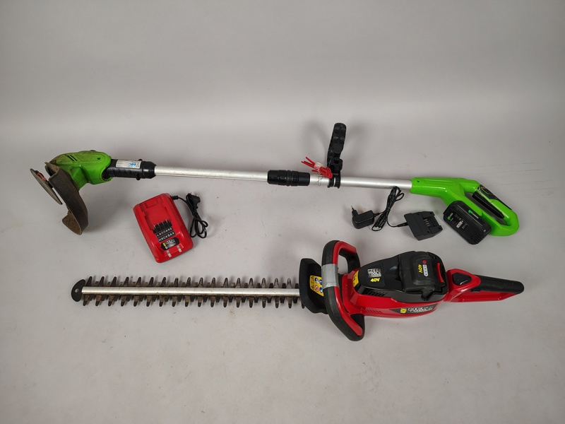 Trimmer & Häcksax, Batteridriven