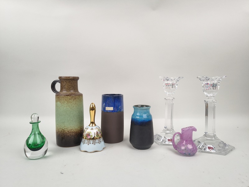 Parti glas, keramik m.fl.