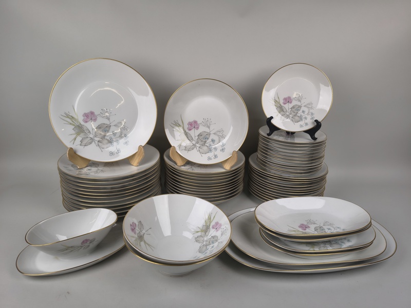 Matservis, "Parisian Spring" Rosenthal Bavaria