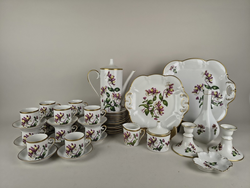 Kaffeservis, "Vildkaprifol" Hackefors