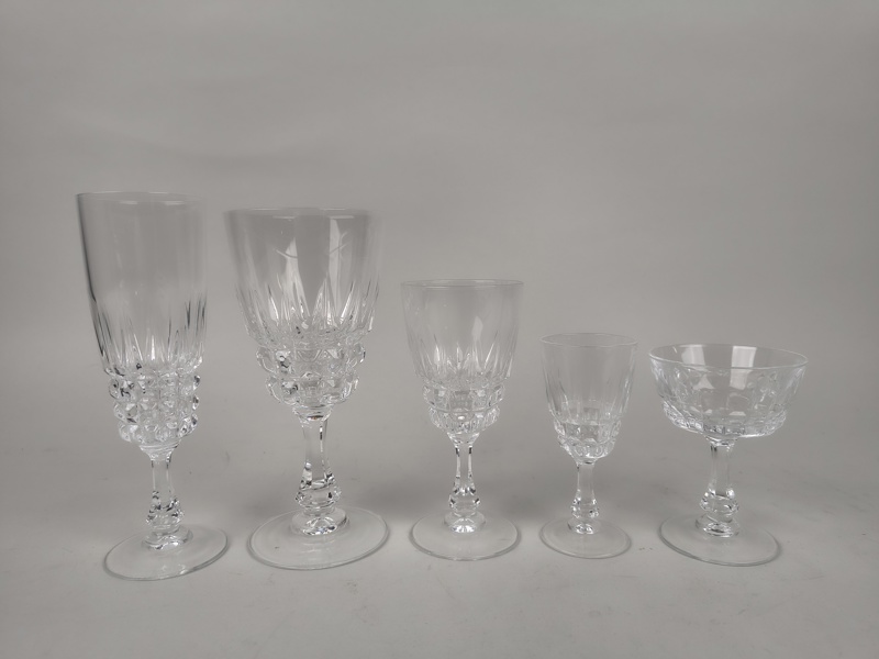 Glasservis, "Durand" Cristal DÁrques