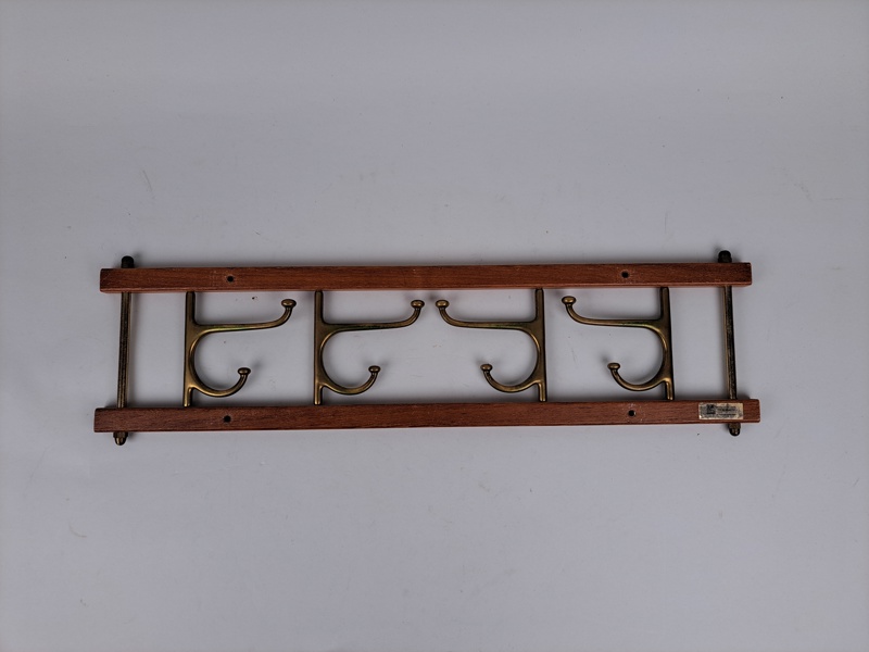 Klädhängare, teak, Dekorativ