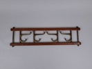 Klädhängare, teak, Dekorativ