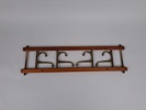 Klädhängare, teak, Dekorativ
