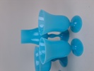 Parti blått glas, Retro