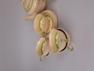 Teservis, "Sunbuff" Grays Pottery Stoke-On-Trent England