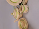 Teservis, "Sunbuff" Grays Pottery Stoke-On-Trent England