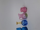 Diverse miniatyr glas
