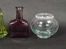 Vaser, glas bl.a. Geoffrey Baxter